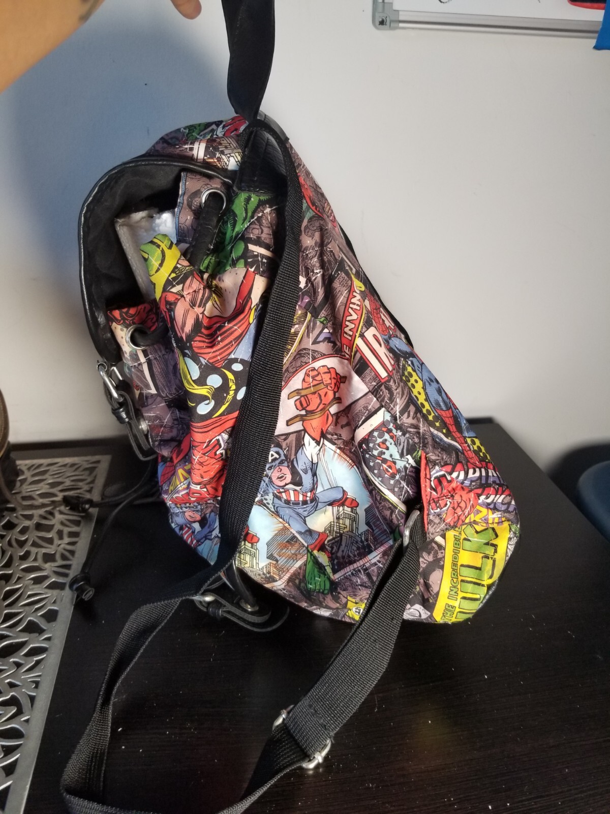 Marvel Comic Book Backpack Drawstring Rucksack Av… - image 14