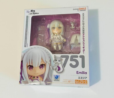 Official Nendoroid #751 Emilia and Puck Re:Zero Good Smile