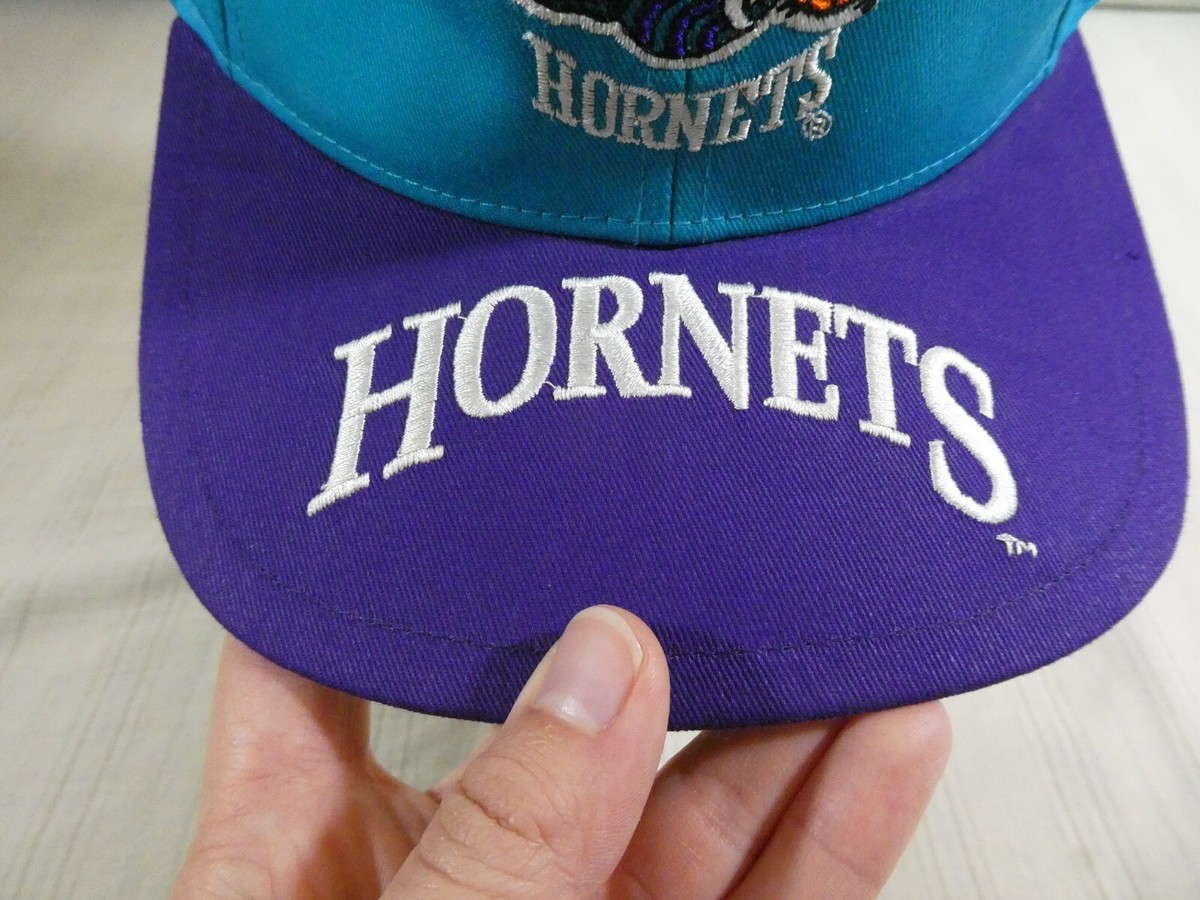 Vintage NOS NBA Charlotte Hornets Snapback Cap Hat 80s by