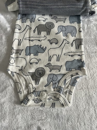 abbigliamento bambino ragazzo taglia 6 mesi carter manica corta pantaloncino pagliaccetto nuovo con etichetta confezione da 4 - Foto 4 di 4