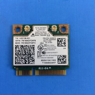 Scheda Wireless Intel Dual Band AC7260 7260HMW Per ThinkPad S1 S440 S540 E440 E540