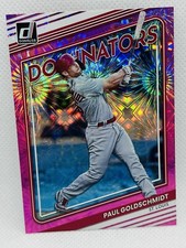 2022 Donruss Baseball Paul Goldschmidt - Dominators Pink Fireworks Cardinals D-9