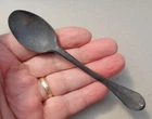 Dug Pewter Spoon With Marks About 1850 Found metal Detecting.