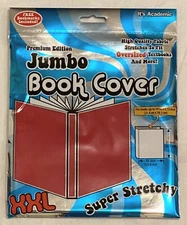Jumbo Stretchable Book Cover: Red