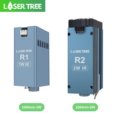 Optical Power 1W/2W 1064nm Infrared Laser Module for Engraving Plastic Metal