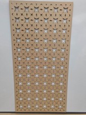Hoja Cubierta Radiador Panel MDF 3mm, Rejilla Madera (Diferentes Tamaños) Patrón E3