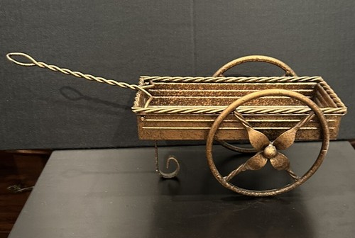 VTG Large Heavy Bronze 2 Wheel Wagon