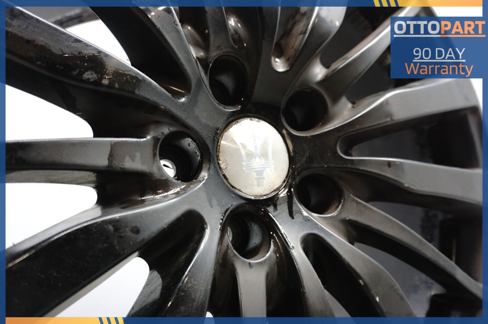 2014-2020 Maserati Ghibli Front Wheel Rim OEM 670016852 Gloss Black 8.5 x 19 19"
