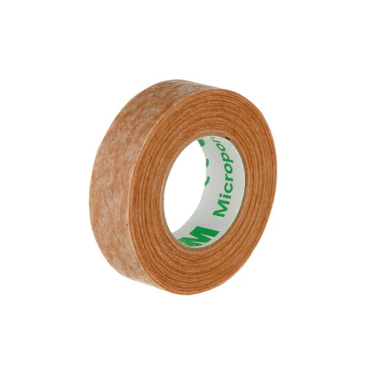 2 Rolls 3M Micropore Tape Skin Tone Tan 1.25cm x 9.1m Eyelash Dressings