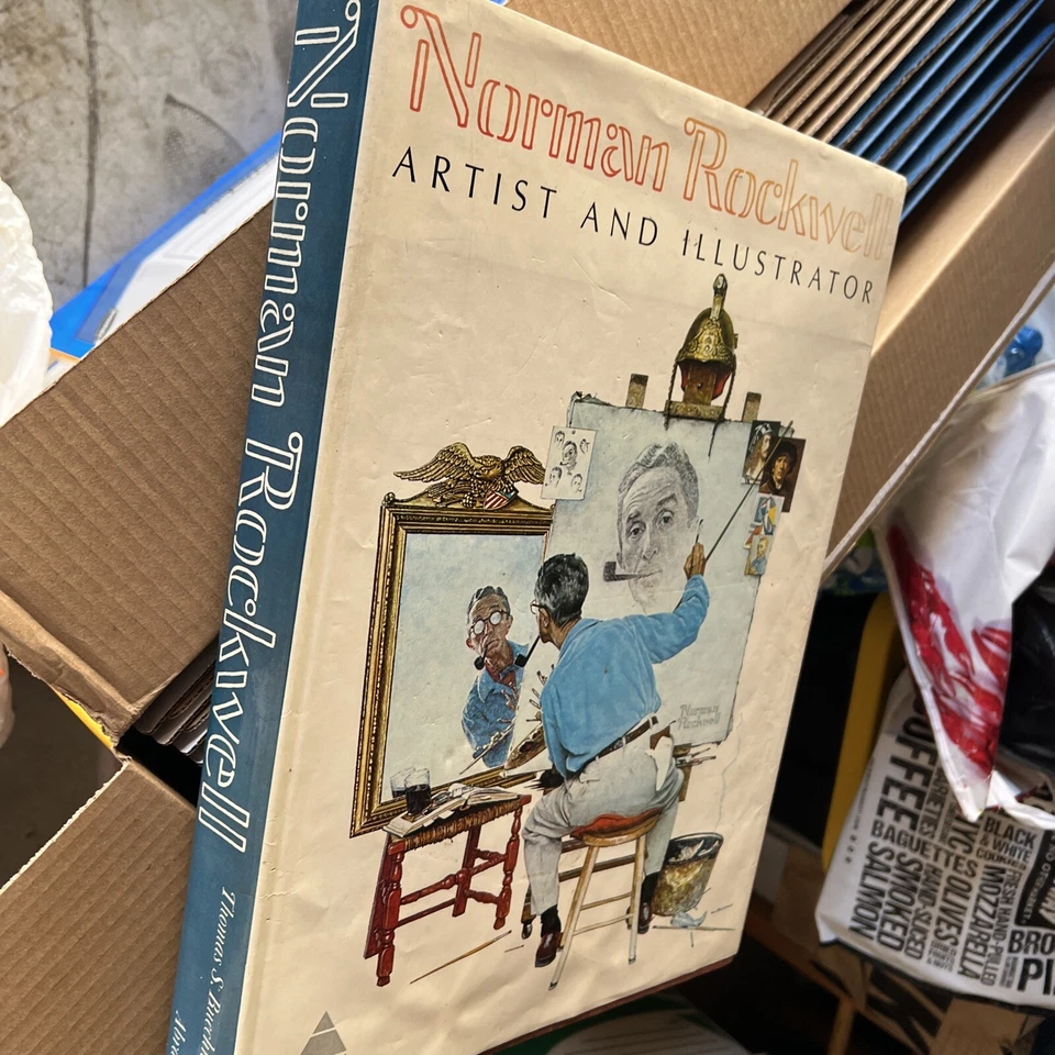 Norman Rockwell Artist And Illustrator Hardcover by Henry N Abrams 1970￼￼ - Image 4 of 4