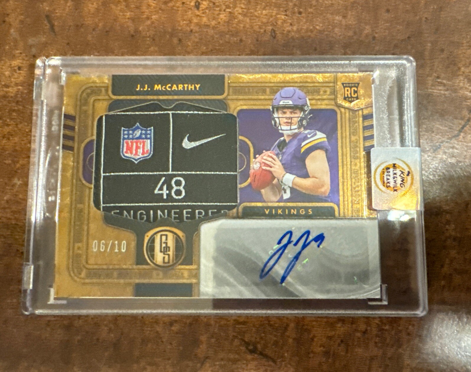 2024 Gold Standard JJ McCarthy RPA Dual Patch Gold 9/10 eBay