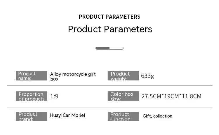 New 1:9 Scale BMW R1000 Motorcycle Model Ideal Gift Romance Friendship Men Toy - Image 2 of 4