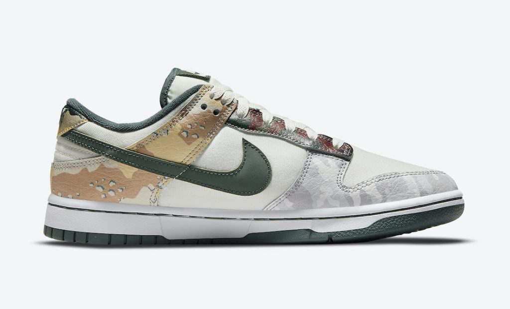 靴 Nike Dunk Low \"Sail Multi Camo\" Nike Dunk Low SE Sail Multi-Camo Men's - DH0957-100 - US