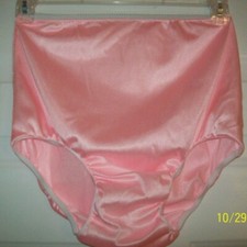 2 FULL LAYERS Seamless PINK Nylon Tricot PANT...