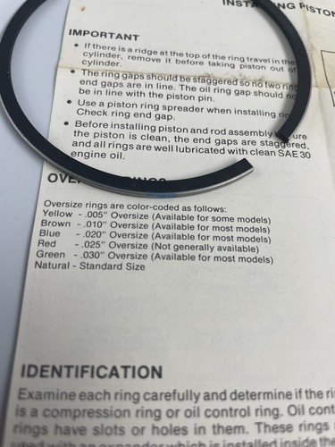 Onan OEM 113-0174-20 Ring Set .020 - NOS - Picture 2 of 2