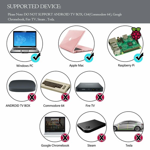 Wired/ Wireless SNES USB Controller For Windows 7 810 PC MAC Linux Raspberry Pi - Picture 37 of 88
