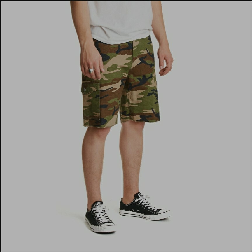 Brixton Labor Cargo Short 32 New Camo