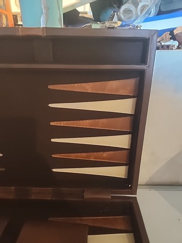 Vintage Cardinal Backgammon Game In Carry Case - Picture 6 of 12