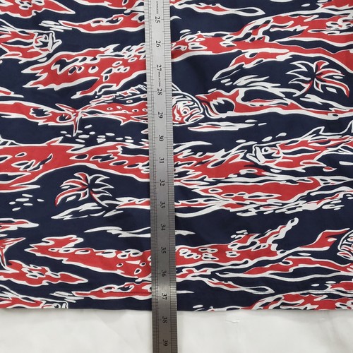 Columbia PFG Shirt Mens XLT Blue Red Vented Fishing Short Sleeve Classic Button - Picture 10 of 10