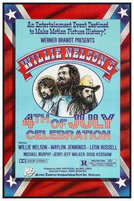 Willie Nelson POSTER - Picnic BBQ Film 4th of July Waylon Jennings