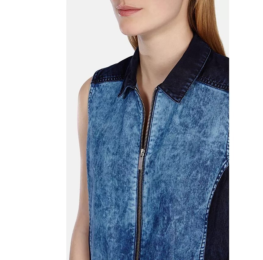 Karen Millen Acid Wash Denim Jumpsuit, Denim Size 8 Very Rare! image 3