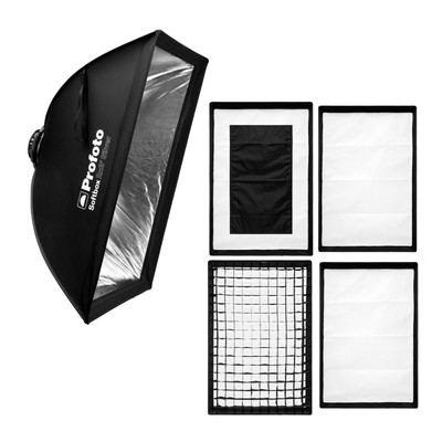 Profoto 2 x 3 Feet Softbox Silver Rectangular Soft Light with Precision Bundle