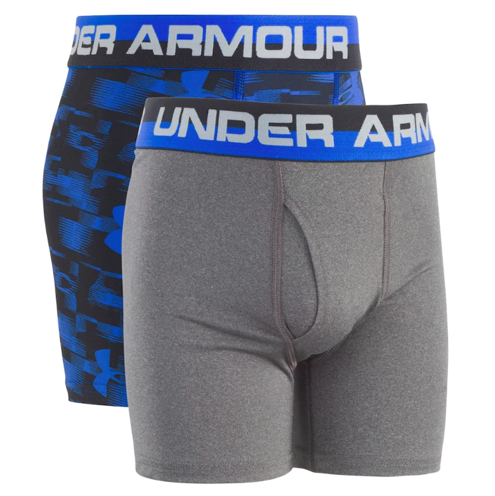 UNDER ARMOUR UA Boys' Original Boxerjock 2-Pack Underwear Youth Small YSM