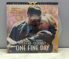 One Fine Day Laserdisc Ld Laser Disc Movie Widescreen Edition George Clooney Vtg