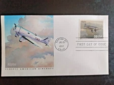 ALPHA  AIRPLANE  CLASSIC AMERICAN AIRCRAFT 1997 FLEETWOOD CACHET FDC