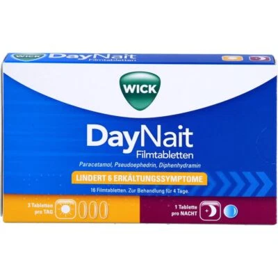 WICK PHARMA - ZWEIGNIEDERLASSUNG DER PROCTER & GAMBLE GMBH WICK DayNait Filmtabletten 16 St PZN 14202428