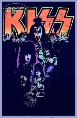 KISS Neon Blacklight Poster 23