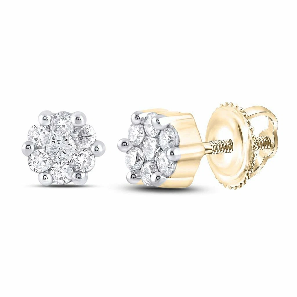 Hip hop deals bling earrings
