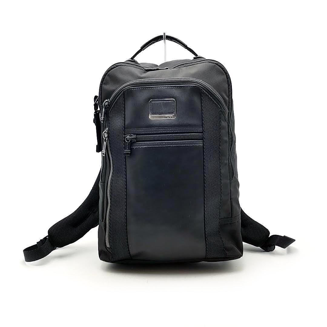 TUMI Alpha Bravo Davis Backpack Black Ballistic Nylon TUMI Alpha Bravo Davis Backpack Black Ballistic Nylon