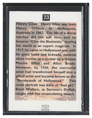 1994 21st Century Archives Hollywood Pinups #23 Beryl Wallace - Picture 2 of 2