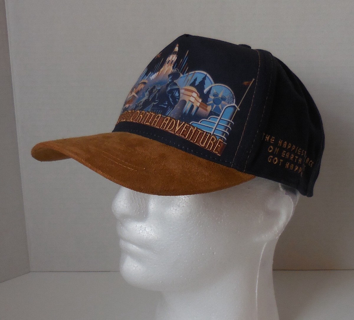 Disney “Disney California Adventure” Navy Blue Logo Baseball Cap Hat Disney California Adventure Hat - Clothmyths.com main image 4