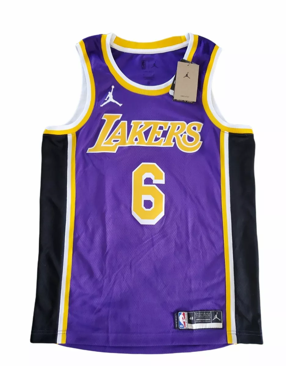 Men's Los Angeles Lakers LeBron James Nike White 2021/22 #6 Swingman Player  Jersey - Association Edition