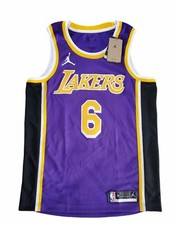 LeBron James Los Angeles Lakers Jordan Brand 2021/22 6 Swingman Jersey SZ L