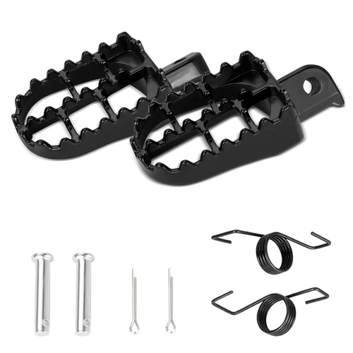 Aluminum Foot Pegs Rest For Yamaha PW50 PW80 Honda XR50 XR/CRF 50/70 Dirt Bike - Foto 7 di 14