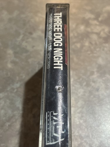 Three Dog Night: Live by Three Dog Night (Cassette, Jan-1995 ***TESTED*** - Picture 2 of 5