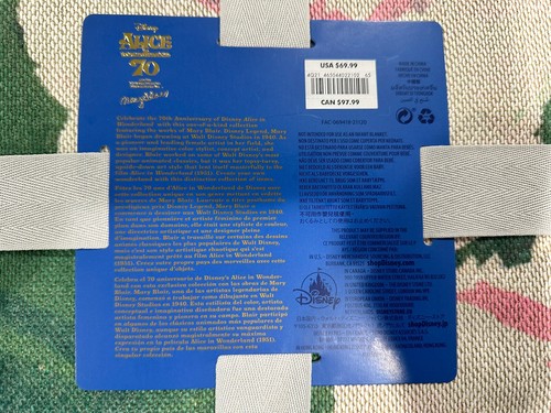 Disney Alice In Wonderland 70th Anniversary Throw Blanket by Mary Blair NIP Rare - Picture 4 of 4