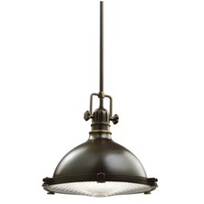 Image of 1 Bulb Ceiling Pendant Light Fitting Olde Bronze LED E27 150W Bulb