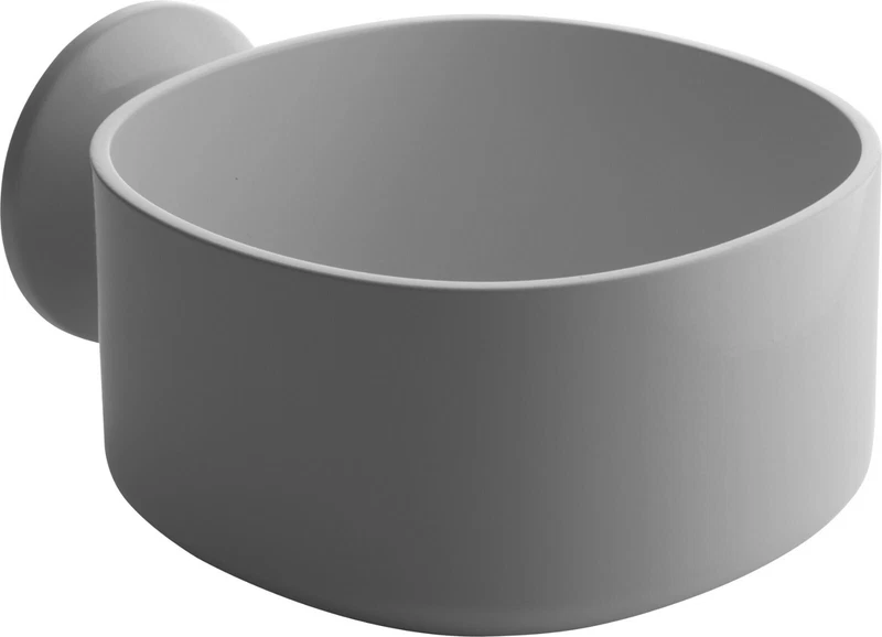 Portasaponi doccia Alessi Birillo PL16 W Bianco in PMMA attacco a ventosa