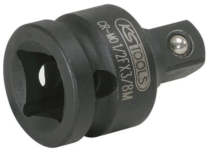 KS Tools 515.1143 1/2'' Kraft-Reduzieradapter, 1/2''F x 3/8''M