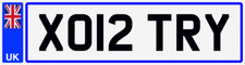 X TRY M3 M4 M5 GT YAM KAW RS NUMBER THEME PRIVATE REGISTRATION PLATE XO12 TRY