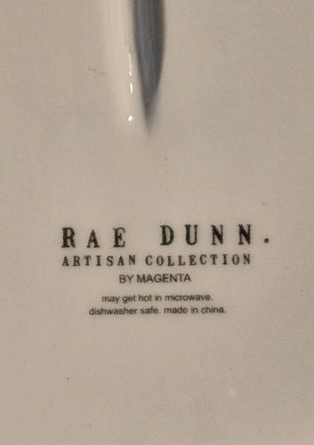 HTF Rae Dunn Magenta Collezione Artigianale Piatto Formaggio Tavola Salumi - Foto 3 di 3