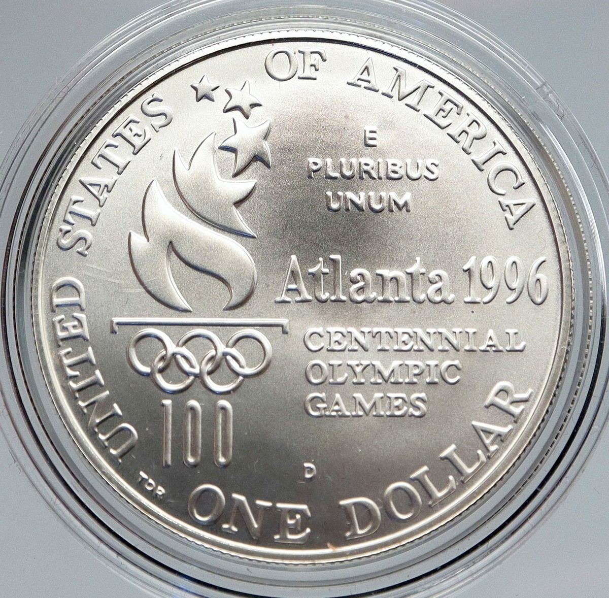 1996 USA United States SUMMER ATLANTA OLYMPICS High Jump Silver $1