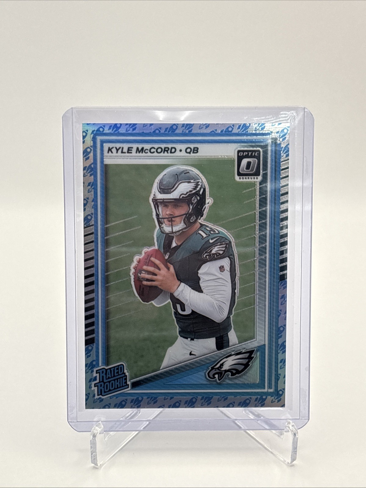 2025 Donruss Optic Rated Rookie Kyle McCord #283 Rocket Prizm