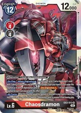 Chaosdramon [EX-03 - EX3-013 SR] Digimon Card Game Super Rare NM EN