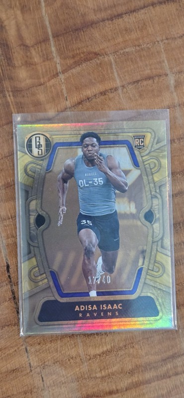 2024 Panini Gold Standard - Rookies Adisa Isaac #198 Citrine /40 (RC)