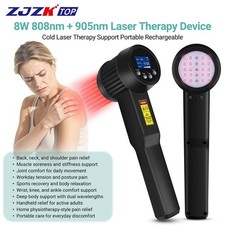 8W Class IV Cold Laser Therapy Device 808nm 905nm MLS Pain Relief Physiotherapy